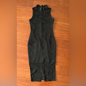 Elegant Black Lace Dress